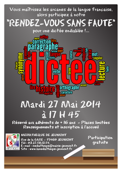 Flyer dictée année 2 